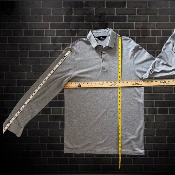 Hart Schaffner Marx Luxe Polo Shirt - M - Pima Cotton Blend - Made in Peru - Picture 4 of 12